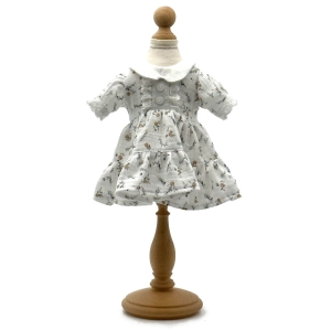Sukienka w kwiaty dla lalki Lullu Dolls