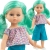 Lalka Hiszpańska 21 cm Paola Reina Mini Amigas 02143 Sandra, cała z winylu, zielone włosy, bluzka, spodnie 3/4, buciki