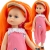 Lalka Hiszpańska 21 cm Paola Reina Mini Amigas 02142 Daniela, cała z winylu, rude włosy, kombinezon, opaska z daszkiem, buciki
