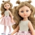 Lalka Hiszpańska 32 cm Paola Reina Amigas 04448 Carla, klasyczna, cała z winylu, niebieskie oczy, blond włosy, bluzka, tiulowa spódniczka, różowe rajstopki, buciki