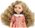 Lalka Hiszpańska 32 cm Paola Reina Amigas 04723 Carla, klasyczna, cała z winylu, niebieskie oczy, kręcone blond włosy, czerwona sukienka w niebieskie kwiatuszki z białym kołnierzykiem, buciki