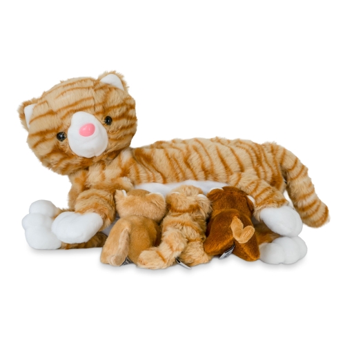 Mama kotek ruda z małymi Mamanimals 2020611