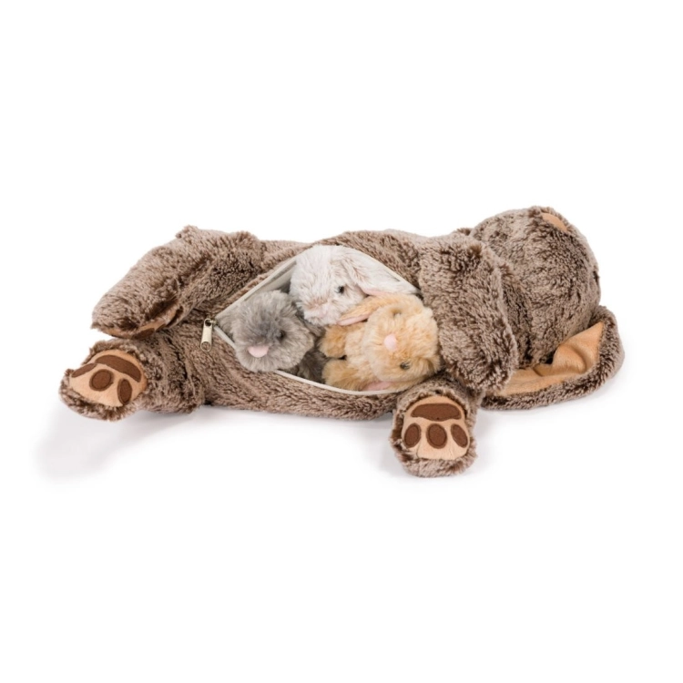 Królik mama z 3 młodymi królikami Cozy Noxxiez FP503