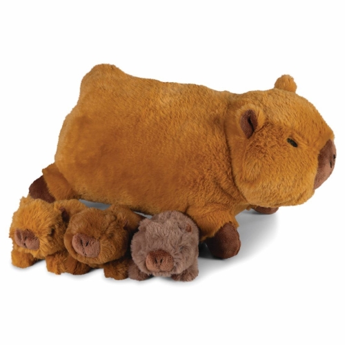Kapibara mama z 3 młodymi Cozy Noxxiez FP505