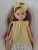 Lalka Hiszpańska 21 cm Paola Reina Mini Amigas 02107-C Judith, cała z winylu, długie  włosy z pasemkami, sukienka, majteczki, buciki, opaska na głowę, torba