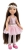 Lalka Hiszpańska 32 cm Paola Reina Amigas 78028, klasyczna, cała z winylu, brązowe oczy, długie brązowe włosy, sukienka z tiulem, ozdobna opaska na głowę, rajstopki, buciki
