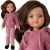 Lalka Hiszpańska 32 cm Paola Reina Amigas 78024, klasyczna, cała z winylu, przegubowa ruchome stawy, niebieskie oczy, brązowe włosy, bluza z kapturem, spodnie, buciki