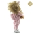 Lalka 38 cm Lullu Dolls Miśka, 3 warianty wyboru, na zdjęciu wariant 2 ruchomy szkielet, kombinezon, buciki, opaska z uszkami, włosy syntetyczne, zabawka misio Zdzisio