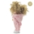 Lalka 38 cm Lullu Dolls Miśka, 3 warianty wyboru, na zdjęciu wariant 2 ruchomy szkielet, kombinezon, buciki, opaska z uszkami, włosy syntetyczne, zabawka misio Zdzisio
