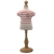 Bluzka Gabi dla lalki 38 cm Lullu Dolls, krótki rękaw, w paseczki, z aplikacją