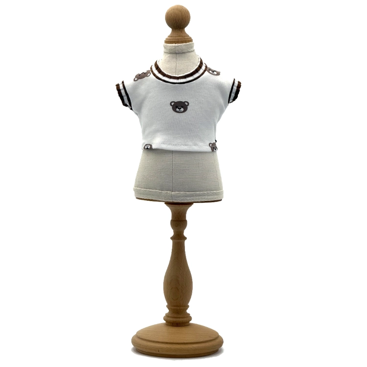 Bluzka Misie dla lalki 38 cm Lullu Dolls, krótki rękaw