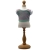 Bluzka zielono-amarantowe paski dla lalki 38 cm Lullu Dolls, krótki rękaw wykończony białym ściągaczem