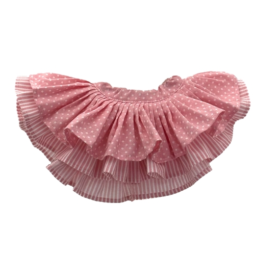 Spódnica różowa kropki paski Gabi dla lalki 38 cm Lullu Dolls