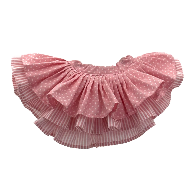 Spódnica różowa kropki paski Gabi dla lalki 38 cm Lullu Dolls