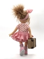 Spódnica różowa kropki i paski Gabi dla lalki Lullu Dolls