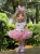 Spódnica tiulowa różowa tutu 3 dla lalki Lullu Dolls 38cm