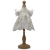 Sukienka biała w kwiaty 3D dla lalki Lullu Dolls 38 cm