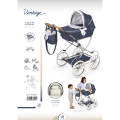 DeCuevas Toys Duży wózek Vintage dla lalek do 46 cm 80044
