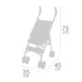 DeCuevas Toys Spacerówka Coco dla lalek do 48 cm 90080