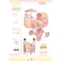 DeCuevas Toys Wózek Honey dla lalek do 46 cm 85070