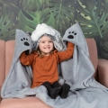 Piesek Husky Kocyk z kapturem dla dzieci Cozy Noxxiez BL802
