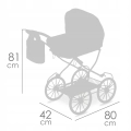DeCuevas Toys Wózek Butterfly dla lalek do 45 cm 80085