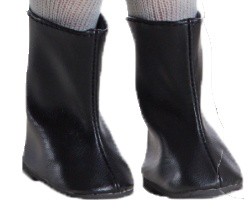 Oryginalne buty Paola Reina dla lalki 32 cm Amigas 63209 czarne kozaczki zapinane na rzep