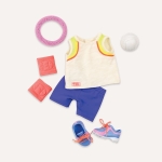 Oryginalne ubranko Our Generation dla lalki 46 cm 30263 Fall For Volleyball