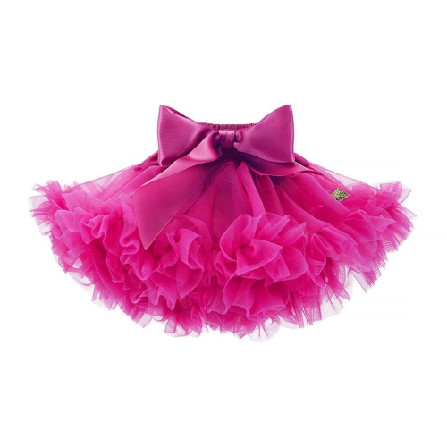 Spódniczka Tutu z tiulu dla lalki Paola Reina Amigas 32 cm Amarant, niezwykle puszysta, z odobną kokardą