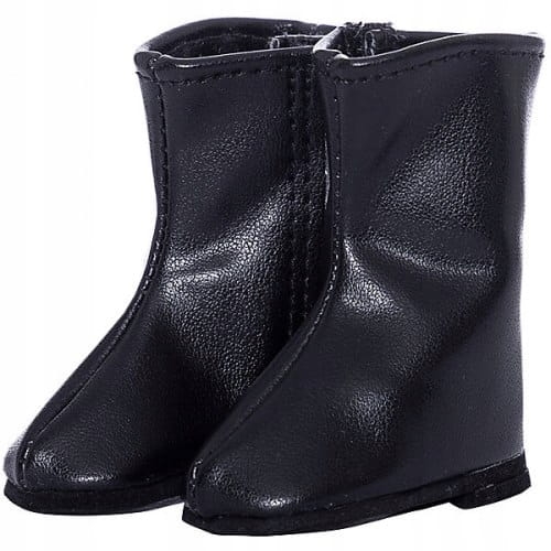 Oryginalne buty Paola Reina dla lalki 32 cm Amigas 63209 czarne kozaczki zapinane na rzep