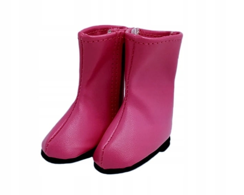 Oryginalne buty Paola Reina dla lalki 32 cm Amigas 63214 różowe kozaczki zapinane na rzep