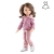 Oryginalne ubranko Paola Reina dla lalki 32 cm Amigas 54850, bluza z kapturem, spodnie, kolor pudrowy róż