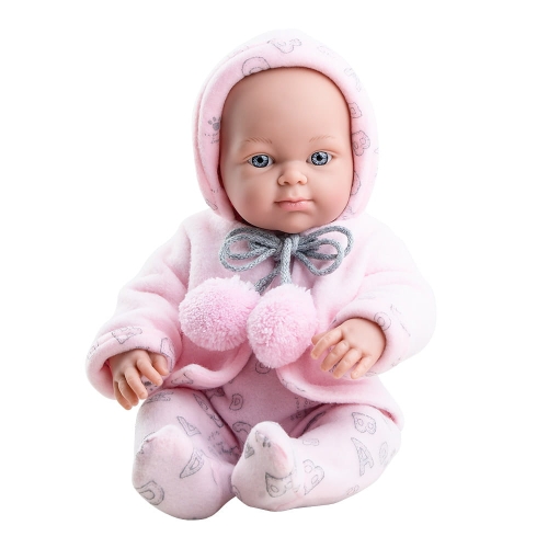 Lalka Hiszpańska 32 cm Paola Reina 05122 Minipikolina, bobas cały z winylu, dziewczynka, bez włosów, w ubranku