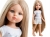 Lalka Hiszpańska 32 cm Paola Reina Amigas 13212 Carla, klasyczna, cała z winylu, w piżamce, długie do kostek proste blond włosy, szaro-niebieskie oczy
