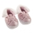 Oryginalne buty Antonio Juan dla lalki 42 cm Bobas 92004_5, różowe z futerkiem,  za kostkę