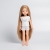 Lalka Hiszpańska 32 cm Paola Reina Amigas 13208 Manica, klasyczna, cała z winylu, w piżamce, długie do kostek proste blond włosy, niebieskie oczy