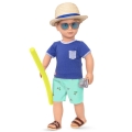 Oryginalne ubranko Our Generation dla lalki 46 cm 30461 By The Beach