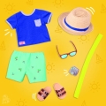 Oryginalne ubranko Our Generation dla lalki 46 cm 30461 By The Beach