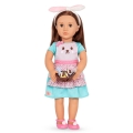 Oryginalne ubranko Our Generation dla lalki 46 cm 30489 Rabbits & Carrots