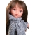 Lalka Hiszpańska 33 cm Antonio Juan 25300 Emily, klasyczna, cała z winylu, w ubranku, brązowe włosy z grzywką, rzęsy