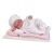 Lalka Hiszpańska 26 cm Antonio Juan 84094 Pitu, bobas cały z winylu, dziewczynka, bez włosów, w ubranku, dodatkowe ubranko, pościel