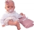 Lalka Hiszpańska 34 cm Antonio Juan 70358 Baby Toneta Posturitas, bobas, miękki brzuszek, w ciele stelaż, który pozwala na zmiany pozycji, w ubranku, smoczek, kocyk