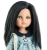 Lalka Hiszpańska 32 cm Paola Reina Amigas 04482 Maria, klasyczna, cała z winylu, zielone oczy, czarne proste włosy, sukienka, majteczki, skarpetki, buciki, torebka