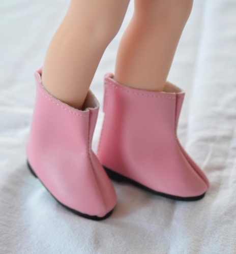 Oryginalne buty Paola Reina dla lalki 32 cm Amigas 63604 różowe botki zapinane na ekspres