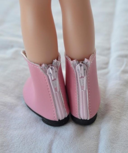 Oryginalne buty Paola Reina dla lalki 32 cm Amigas 63604 różowe botki zapinane na ekspres