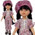 Kombinezon i beret dla lalki Paola Reina Amigas 32 cm