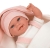 Lalka Hiszpańska 35 cm Arias 60750 bobas bez włosów miękki brzuszek, w ubranku, smoczek, wiązany kocyk z kapturem