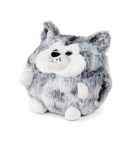 Pluszowa poduszka i ogrzewacz do dłoni 2w1 Pies Husky Cozy Noxxiez HW702