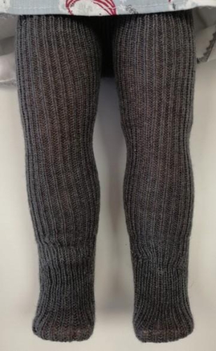 Oryginalne rajstopy Paola Reina dla lalki 60 cm Reinas 86005 ciemnoszare