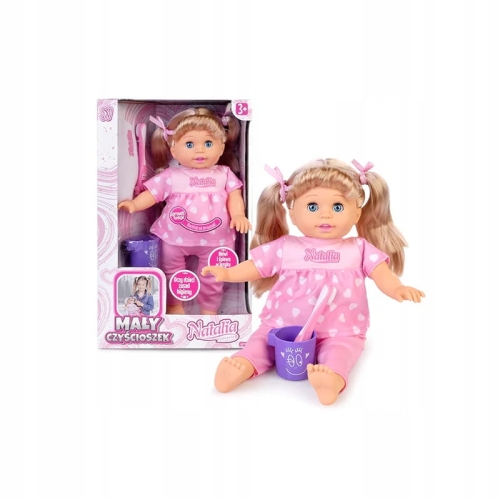 Lalka 33 cm Natalia Mały Czyścioszek